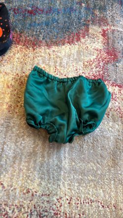 Baby/toddler silk green pants