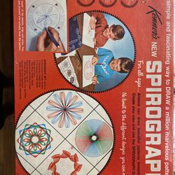 Collectible 1967 Spirograph With Drawing Board + Tools 