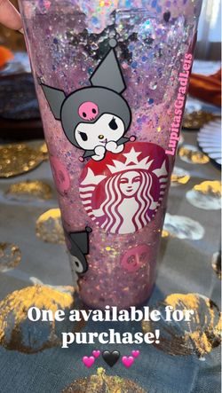 Kuromi Starbucks Tumbler Globe