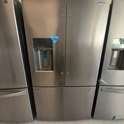 Frigidaire Stainless Steel French Door Refrigerator New Scratch And Dent 6Month's Warranty