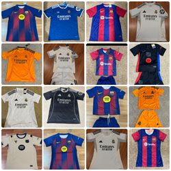 🔥🔥🔥 REAL MADRID Y BARCELONA JERSEYS ‼️
