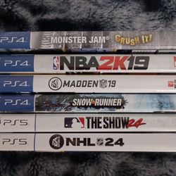 Ps4 PS5 Video Game Lot