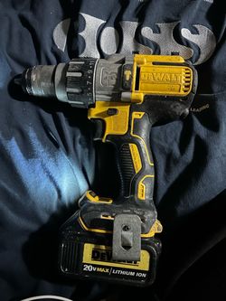 Hammer drill and battery
