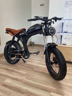 Movcan V70 Sportz Fat Tire Electric Bike Financing ebike $1-$100 Down