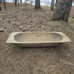 Huge Antique Dough Bowl