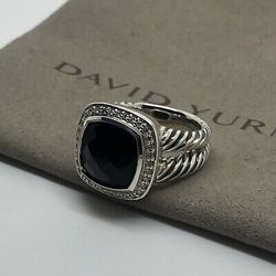 David Yurman 11mm Black Onyx Albion Ring