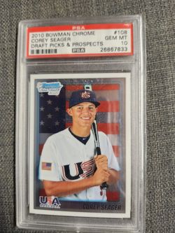 Corey Seaged RC 2010 Bowman Chrome