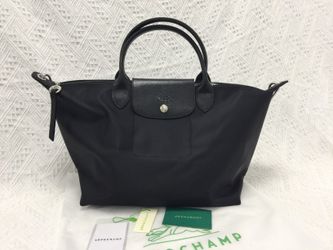 Longchamp Le Pliage Neo Tote Bag size Large Black