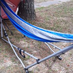 Free-Stand Iron Hammock With New Carry Bag Hammock