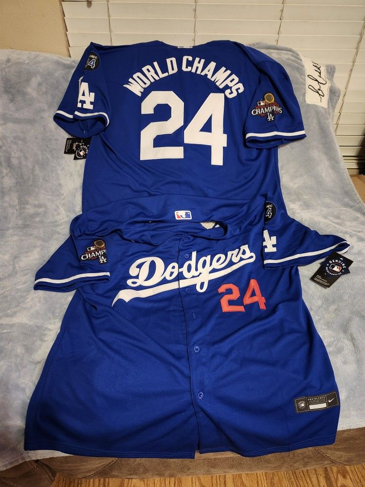 Dodgers 2024  World Series Champions Jersey 