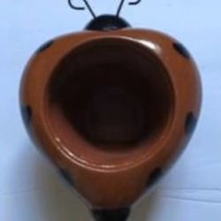 Small Mini Ladybug Flower Container Plant Decor For 2” Mini Plant