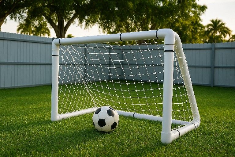 4x3 Ft Portable Soccer Goal with Net and Bungee Strap