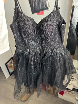 black dress
