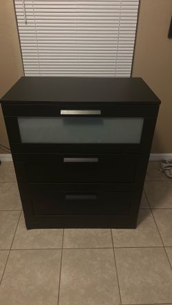 Black tv stand