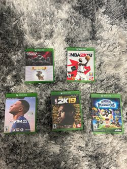 Set of 6 Xbox games