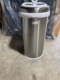 Small ubbi diaper pail stainless steel