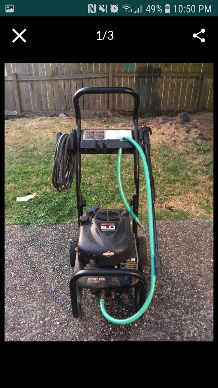 Briggs & stratton pressure washer