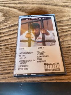 M.C. Breed & DFC 1991 Cassette Tape TESTED Hip-Hop/Rap Detroit MI MC Breed