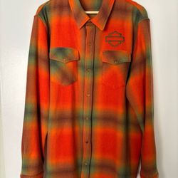 God's True Cashmere Shirt XL collaboration with Harley-Davidson
