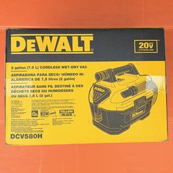 2 Gallon Cordless Wet-Dry Vac DEWALT DCV580H Tool Only