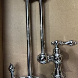 TRADITIONAL WALL MOUNT POT FILLER faucet Polished Nickel by RANDOLPH MORRIS