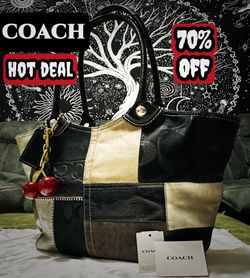 Vintage Y2K Coach Soho Shoulder Bag Tote Handbag