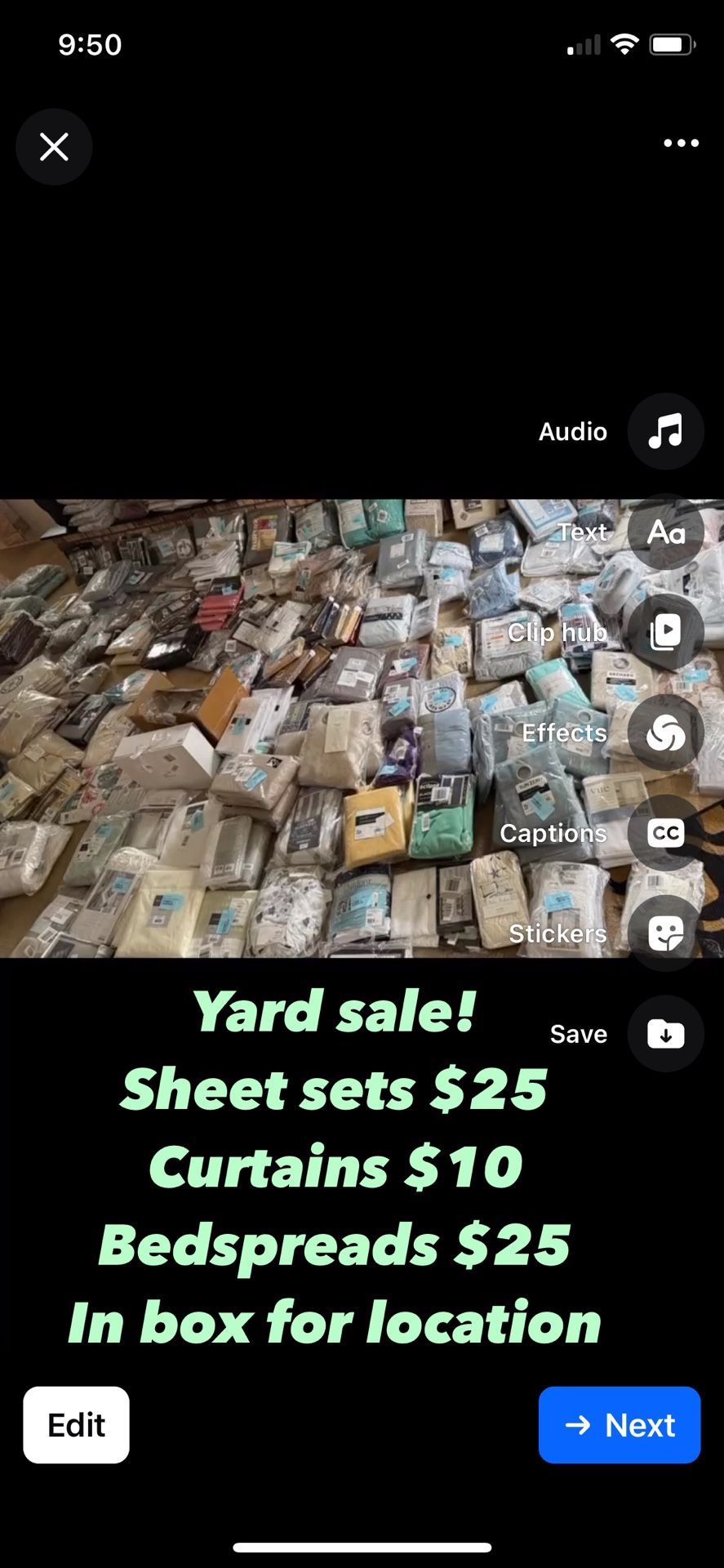 Yard Sale