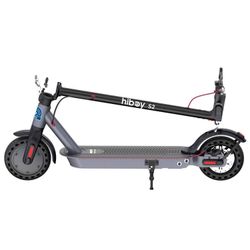 HiBoy - S2 Foldable Electric Scooter w/ 17 mi Max Operating Range & 19 mph Max Speed - Grey