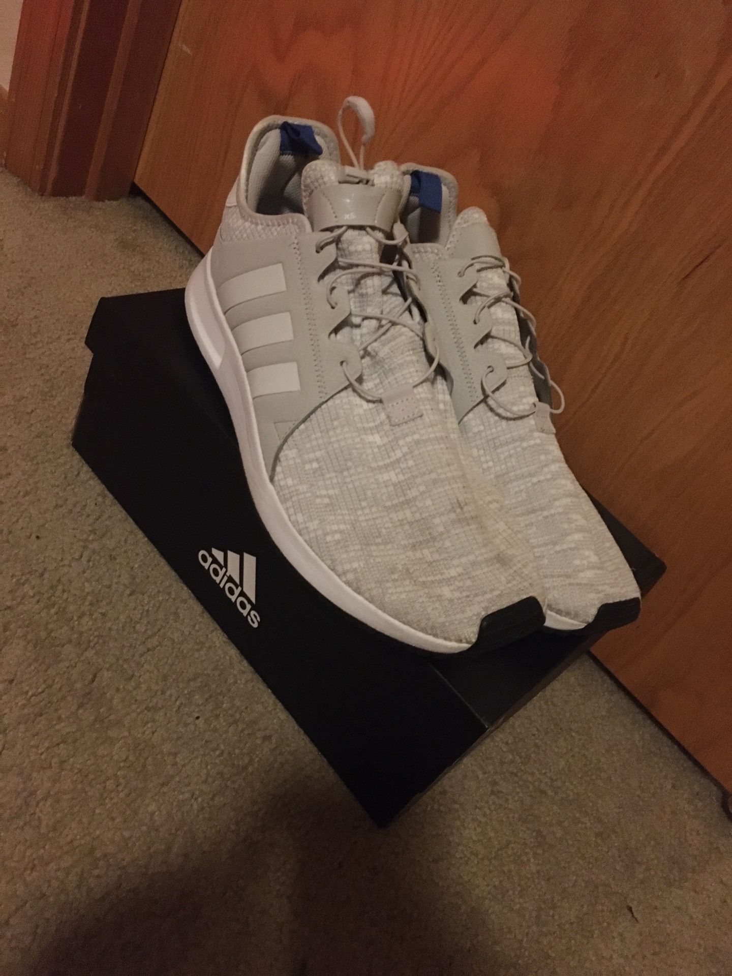 Adidas X PLR BY9258 Ivory Running Shoes Sneakers Men Size 13