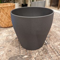 Dark grey Plant Pot 