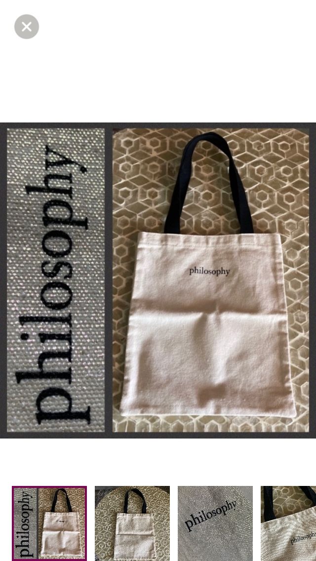 NEW!  Philosophy Whine Gift Mega Tote Bag