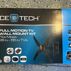 NEW CE Tech Full Motion Tv Wall Mount Kit