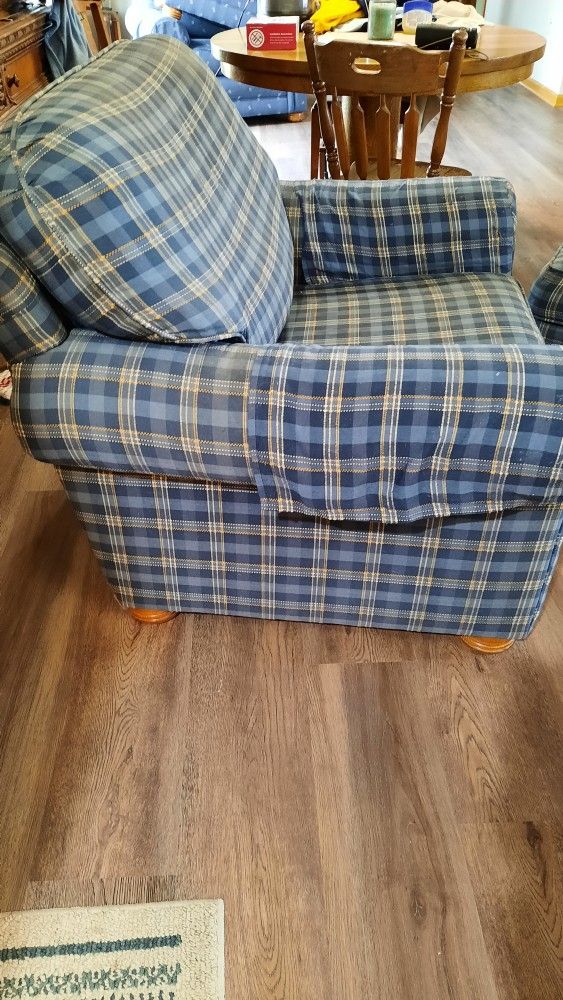 Smith Bros Chairs with Ottomans