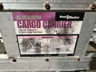 Aluminum Cargo Carrier