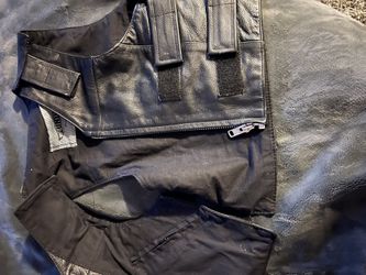 Child’s Genuine Thick Hide Leather Riders Vest Size Small