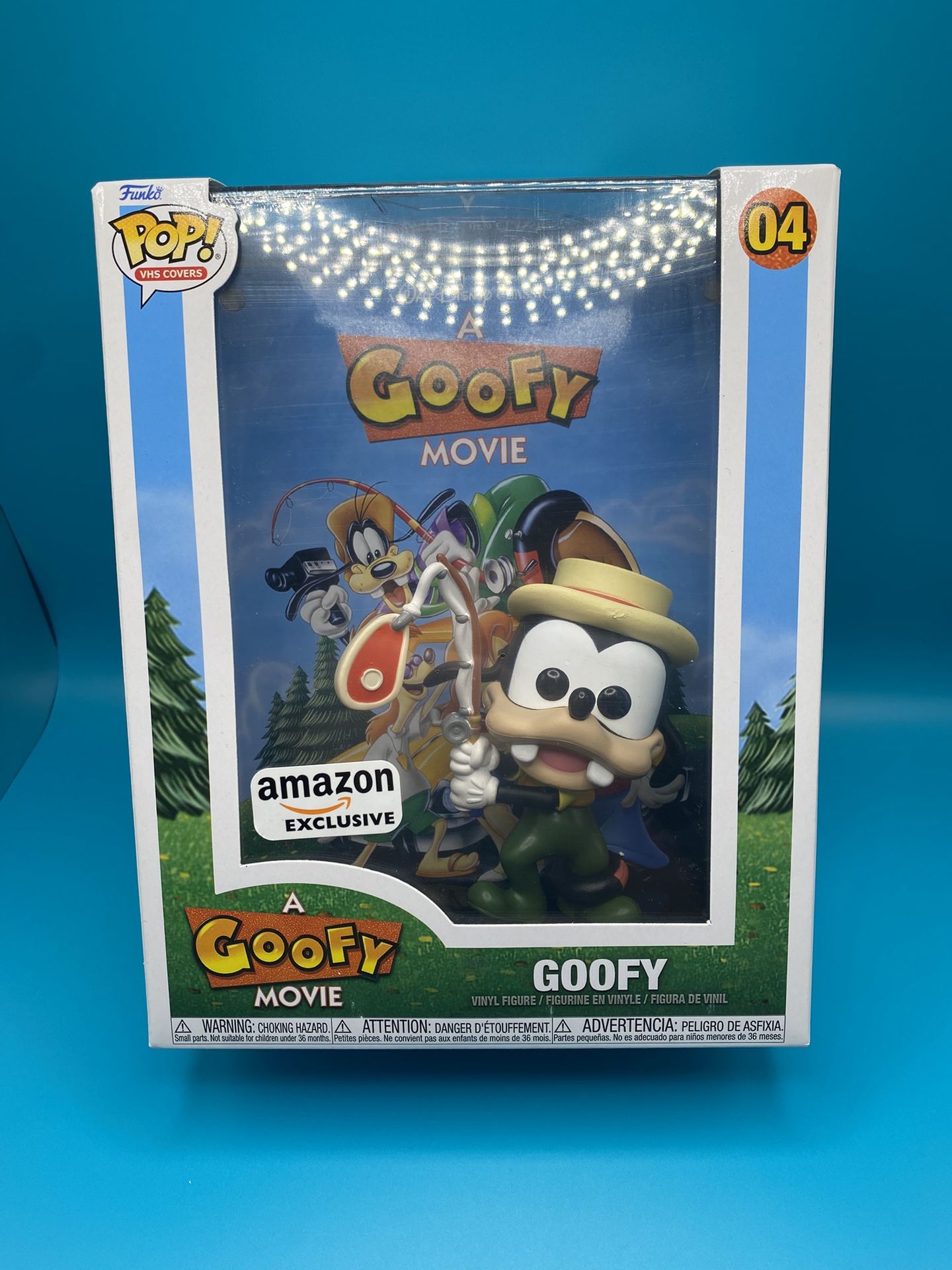 (NEW) Funko POP! VHS Cover: Disney #04 A Goofy Movie, Goofy COLLECTABLE Figure (Amazon Exclusive) 