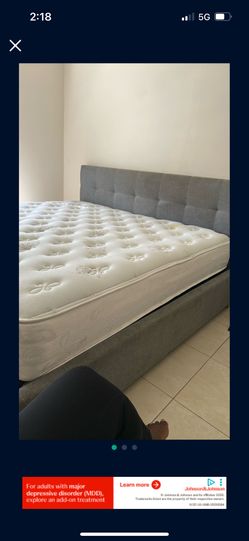 King Size Platform Bed (need Gone) 