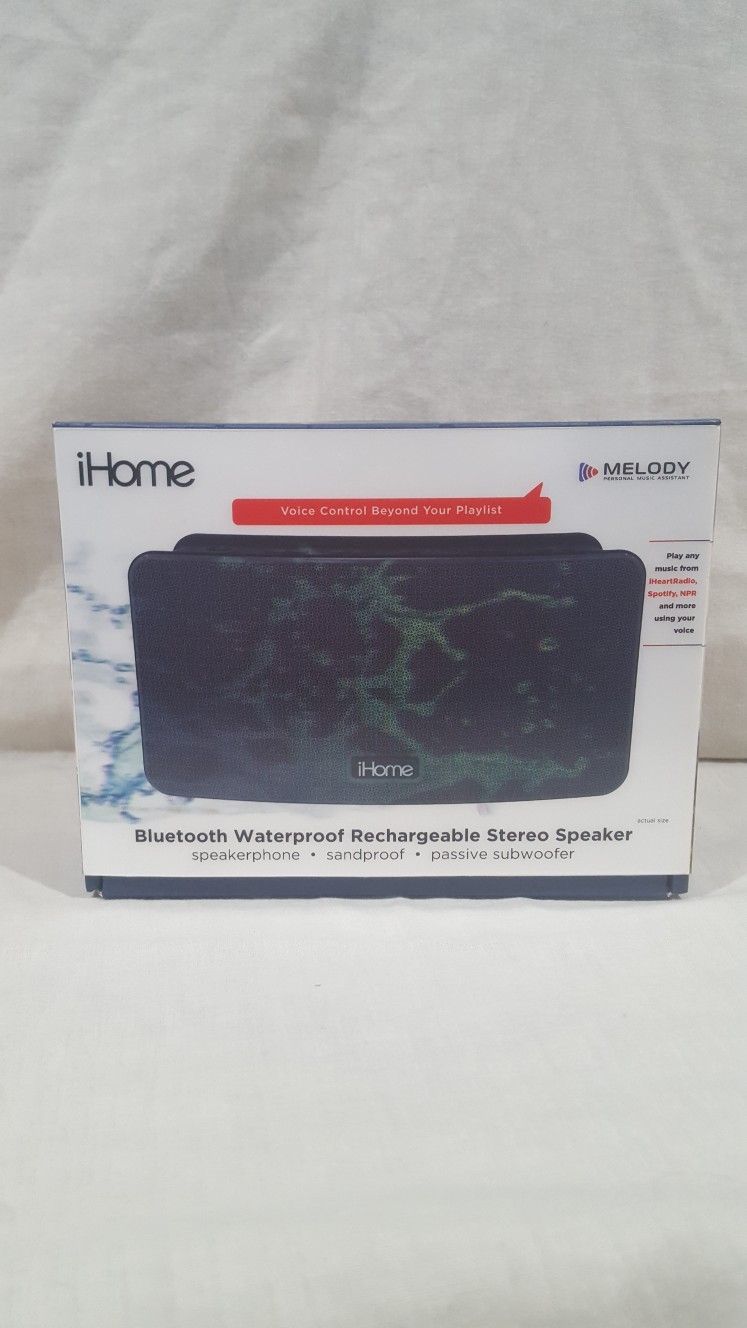 IHome Bluetooth Waterproof Rechargeable Stero Speaker