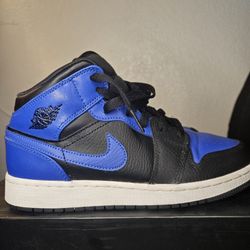 Jordan 1 Mid Royal Blue Size5.5