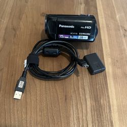 Panasonic HC-V110 Camcorder HD 8.9MP 72X Zoom Video Camera/Digital Recorder