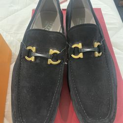 Ferragamo Dress Suede 