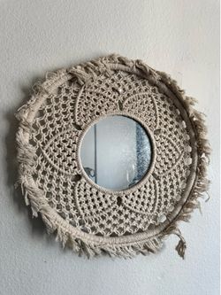 Macrame Wall Mirror