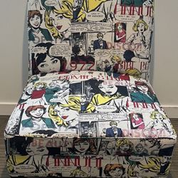 Pop Art Comic Strip Lounge Chair