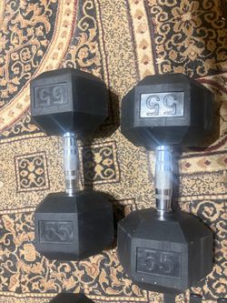 55lb dumbbells