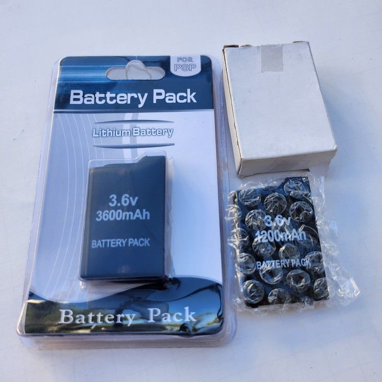 Psp Rechargeable Batterys For Psp 1000/2000/3000 New Avaialable Today