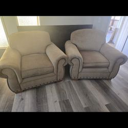 Two nice sofa chairs excellent condition