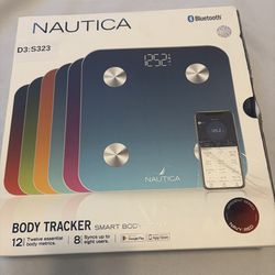 Nautica Body Tracker Digital Bathroom Scale