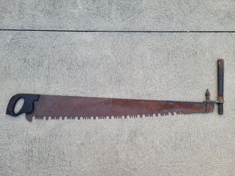 Vintage Crosscut Lumberjack Saw