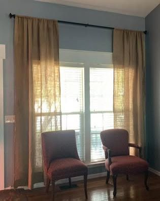 Set Of Curtains. 60” X 108”