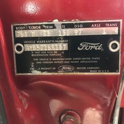 1964 Ford Tbird Convertible